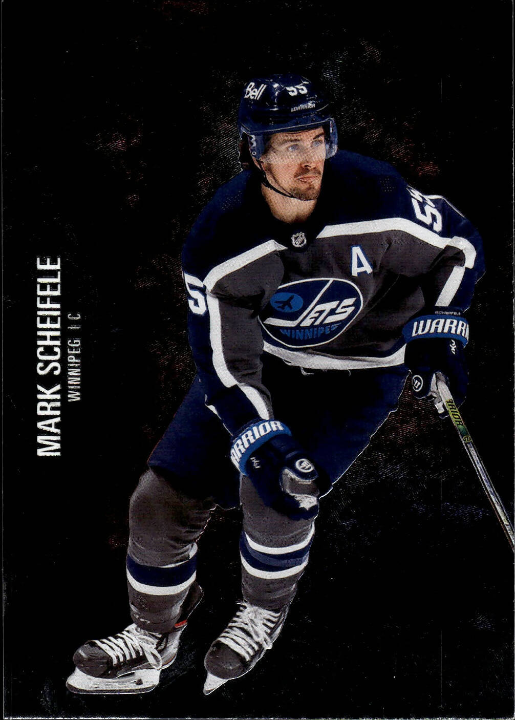 2021-22 Upper Deck Skybox Metal Universe Hockey Alt Jersey #124 Mark Scheifele - Winnipeg Jets