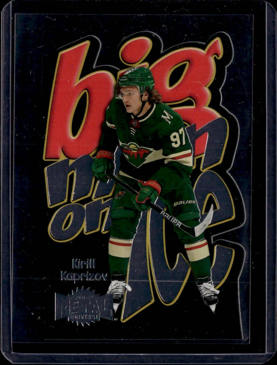 2021-22 Upper Deck Skybox Metal Universe Hockey Big Man On Ice #BM-19 Kirill Kaprizov - Minnesota Wild