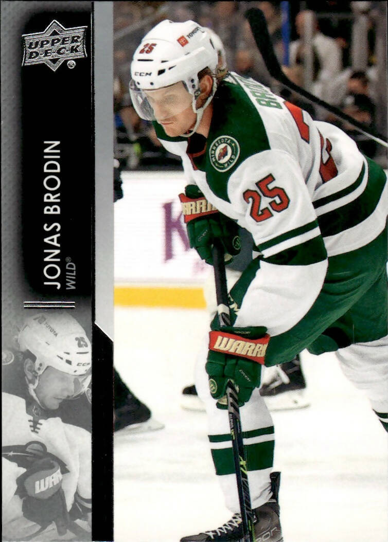 2021-22 Upper Deck Series 2 Hockey - Base #338 Jonas Brodin - Minnesota Wild