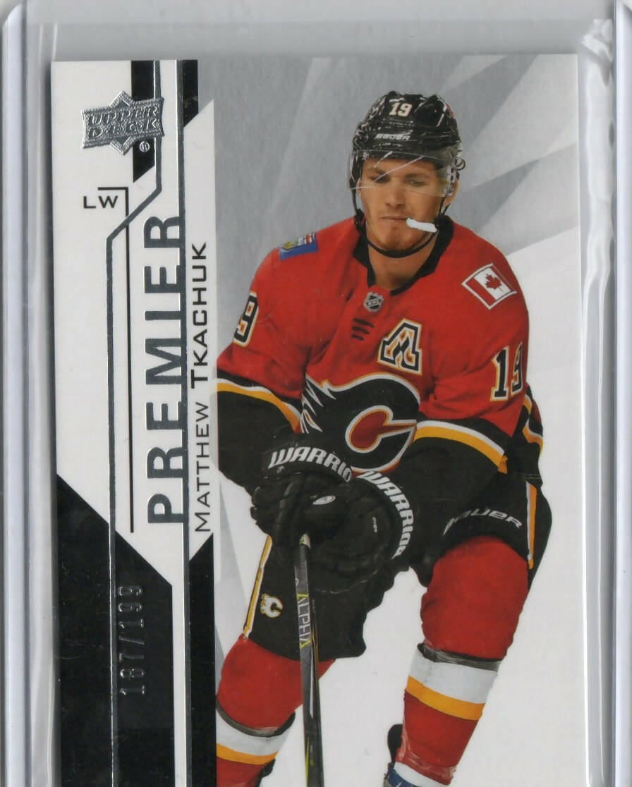 2018-19 Upper Deck Premier Hockey - Base /199 #11 Matthew Tkachuk - Calgary Flames