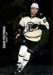 2021-22 Upper Deck Skybox Metal Universe Hockey Base #55 David Pastrnak - Boston Bruins