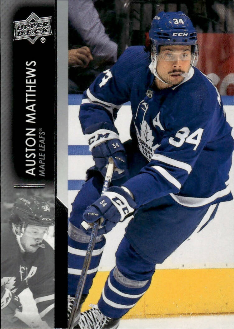 2021-22 Upper Deck Series 2 Hockey - Base #418 Auston Matthews - Toronto Maple Leafs