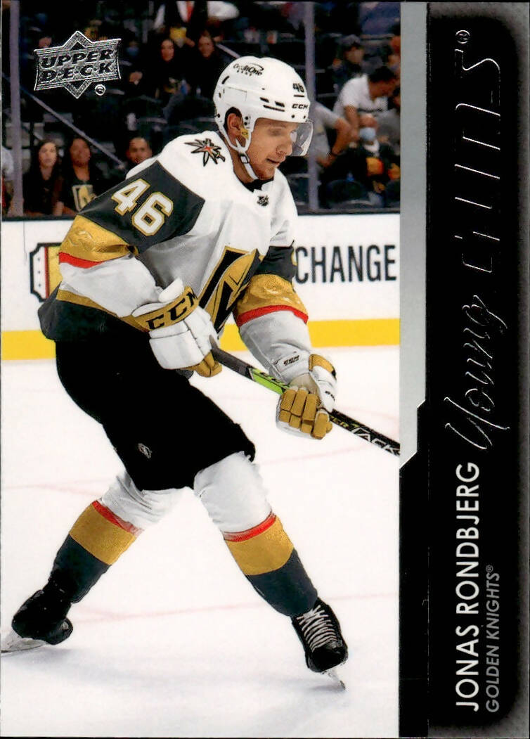 2021-22 Upper Deck Series 2 Hockey - Young Guns #460 Jonas Rondbjerg - Vegas Golden Knights