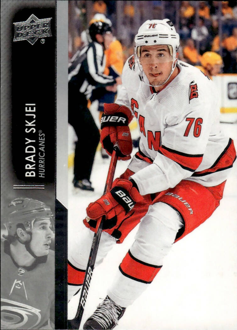 2021-22 Upper Deck Series 2 Hockey - Base #285 Brady Skjei - Carolina Hurricanes