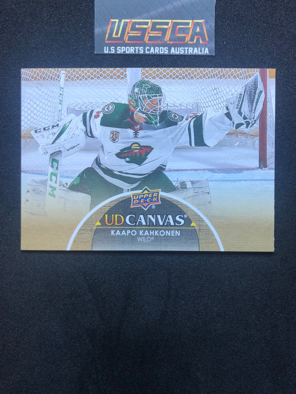 2021-22 Upper Deck Series Two #C41 - UD Canvas - Kaapo Kahkonen - Minnesota Wild