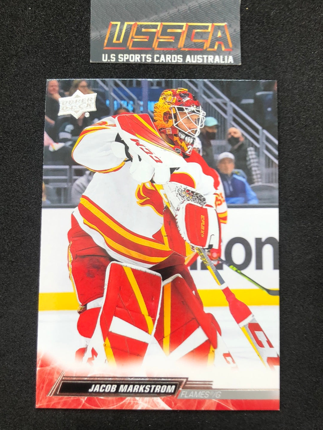 2022-23 Upper Deck Series 1 Hockey #30 Jacob Markstrom - Calgary Flames