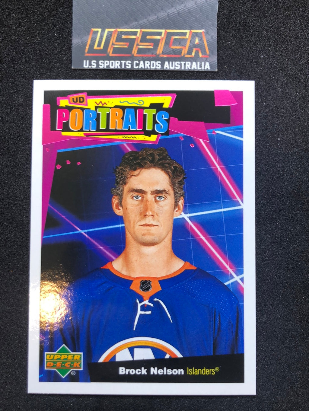 2020-21 Upper Deck Series 1 - UD Portraits #P-25 Brock Nelson - New York Islanders