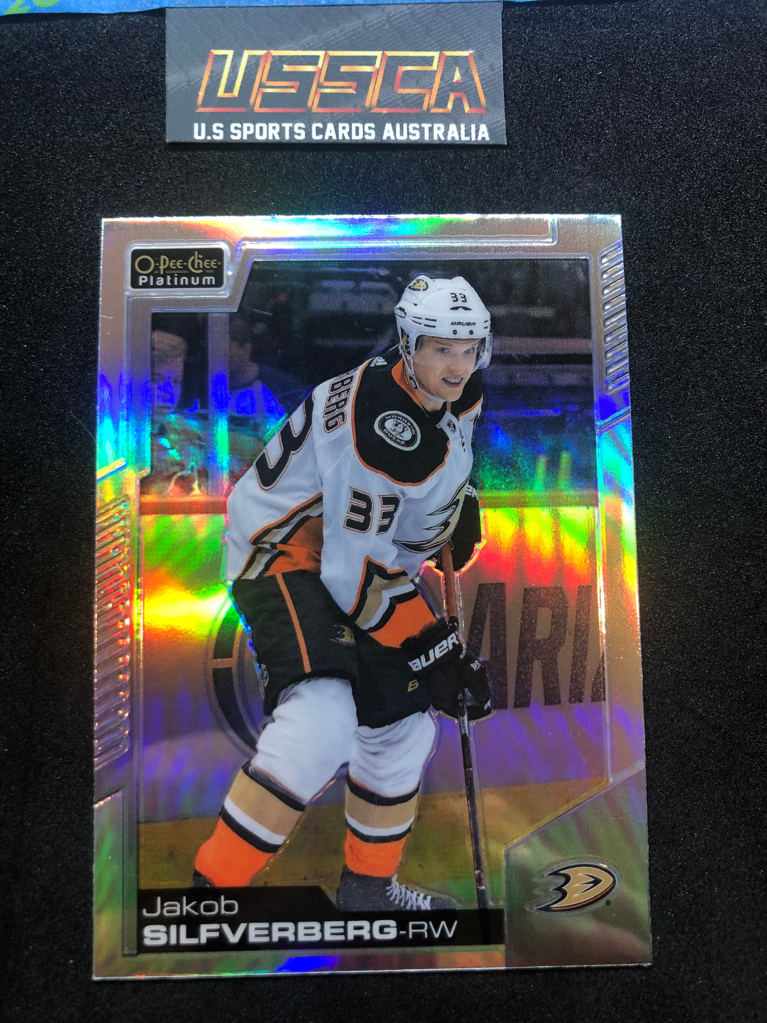 2020-21 Upper Deck O-Pee-Chee Platinum Hockey - Base - Rainbow #52 - Jakob Silfverberg - Anaheim Ducks