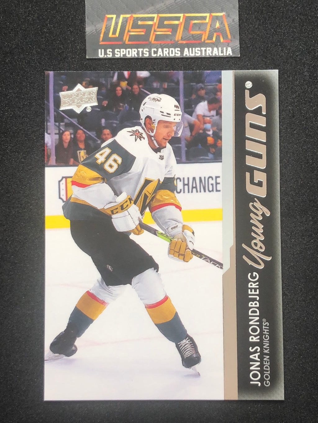 2021-22 Upper Deck Series Two #460 - Young Guns - Jonas Rondbjerg - Vegas Golden Knights