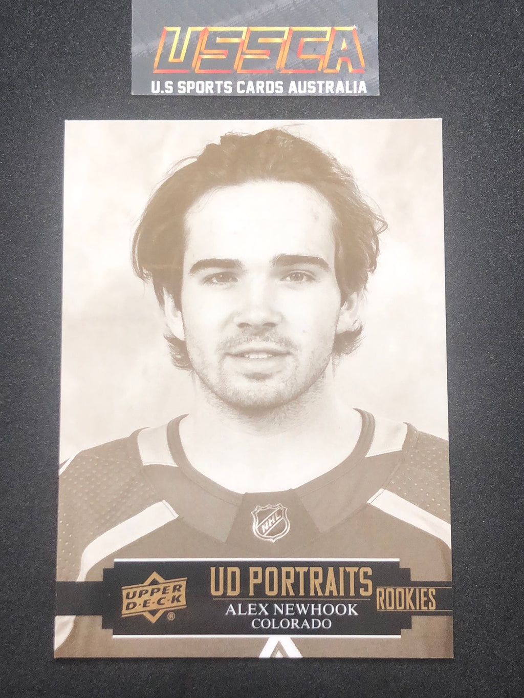 2021-22 Upper Deck Series Two #P-52 - UD Portraits - Alex Newhook - Colorado Avalanche