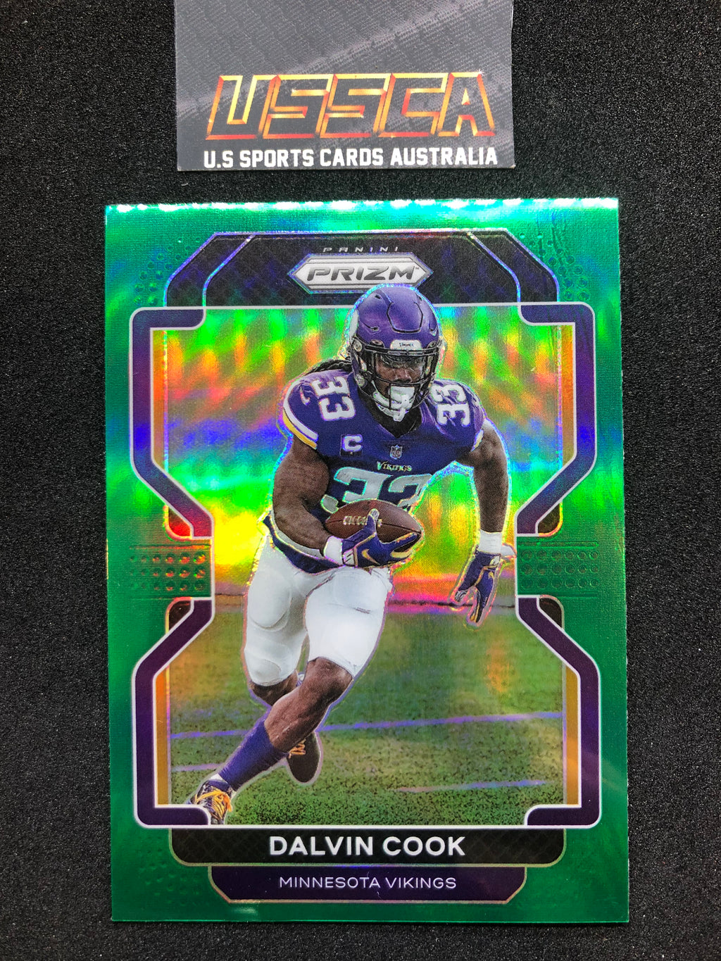 2021 Panini Prizm - [Base] - Green Prizm #129 - Dalvin Cook - Minnesota Vikings