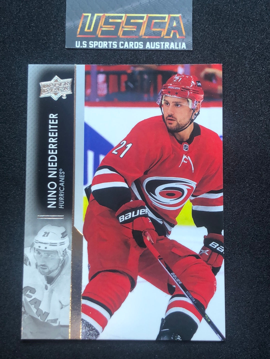 2021-22 Upper Deck Series Two #284 - Nino Niederreiter - Carolina Hurricanes