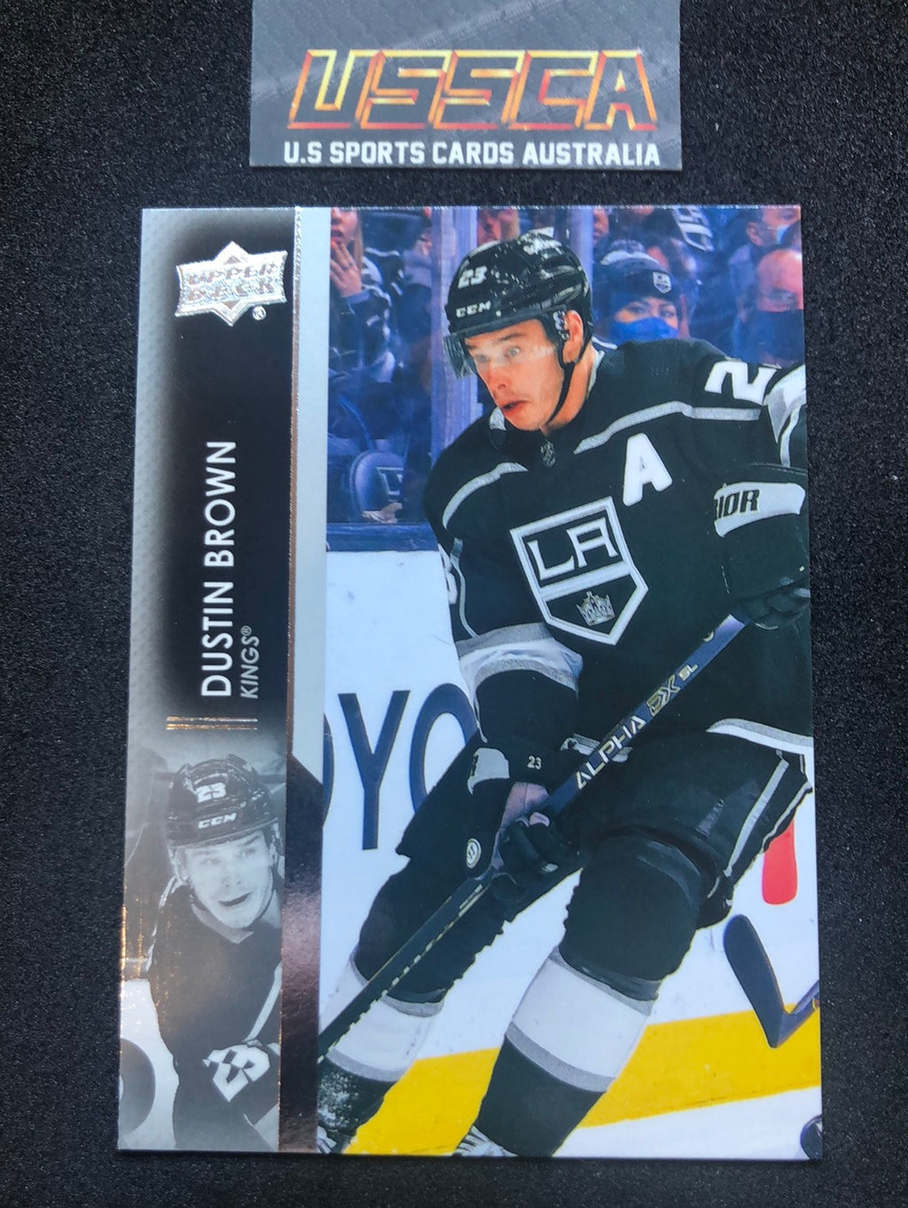 2021-22 Upper Deck Series Two #334 - Dustin Brown - Los Angeles Kings