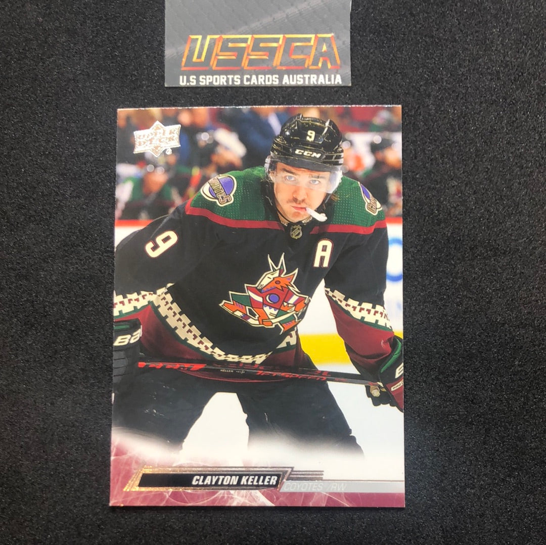 2022-23 Upper Deck Series 1 Hockey #10 Clayton Keller - Arizona Coyotes