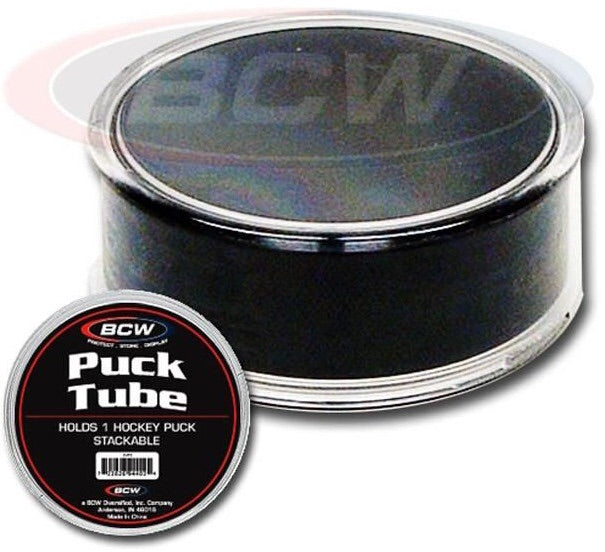 BCW Ice Hockey Puck Tube Display