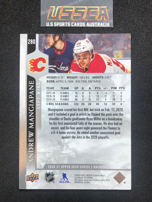 2020-21 Upper Deck Series Two #280 Andrew Mangiapane - Calgary Flames