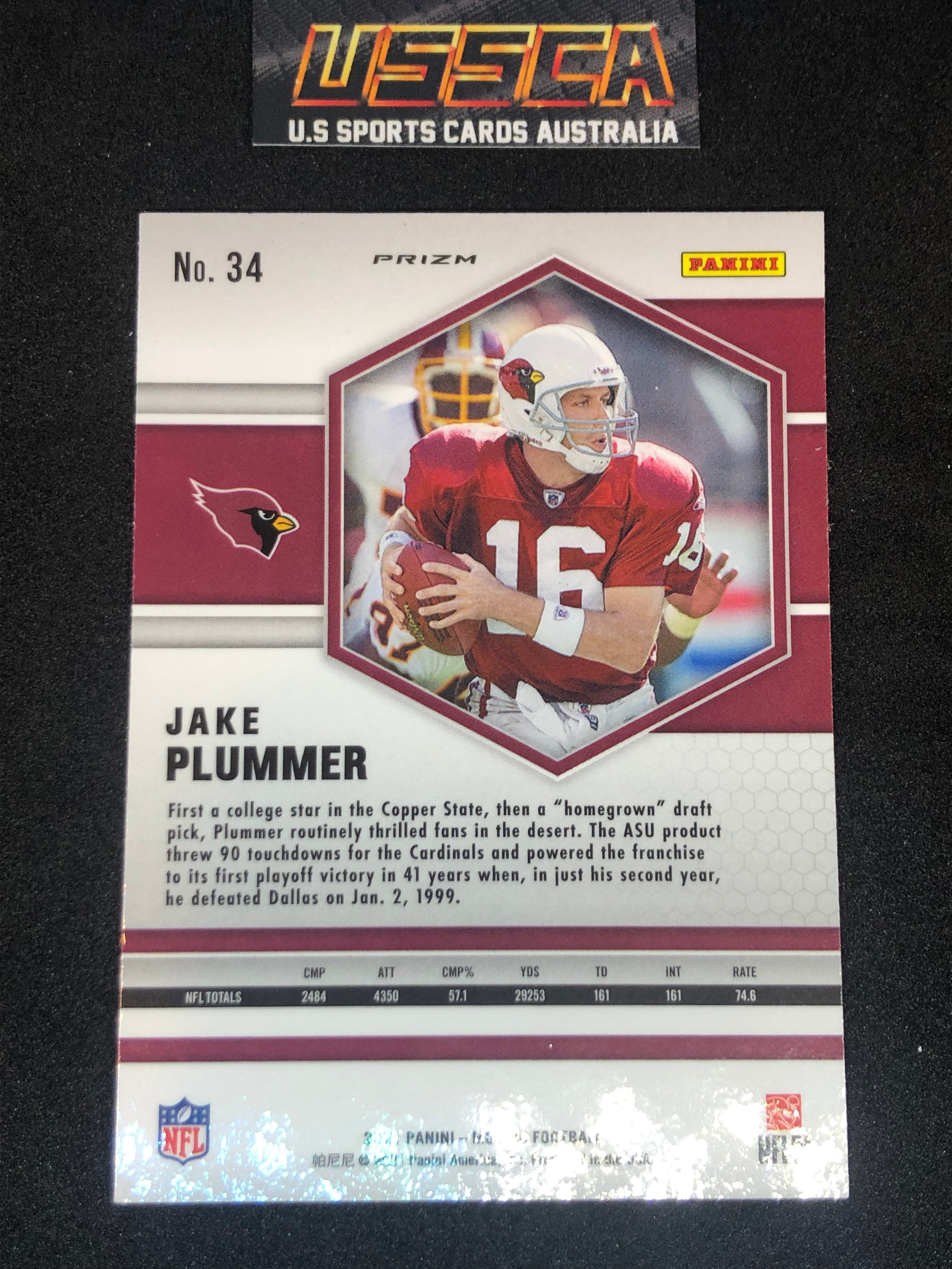 2021 Panini Mosaic Football Prizm #34 Jake Plumber - Arizona Cardinals