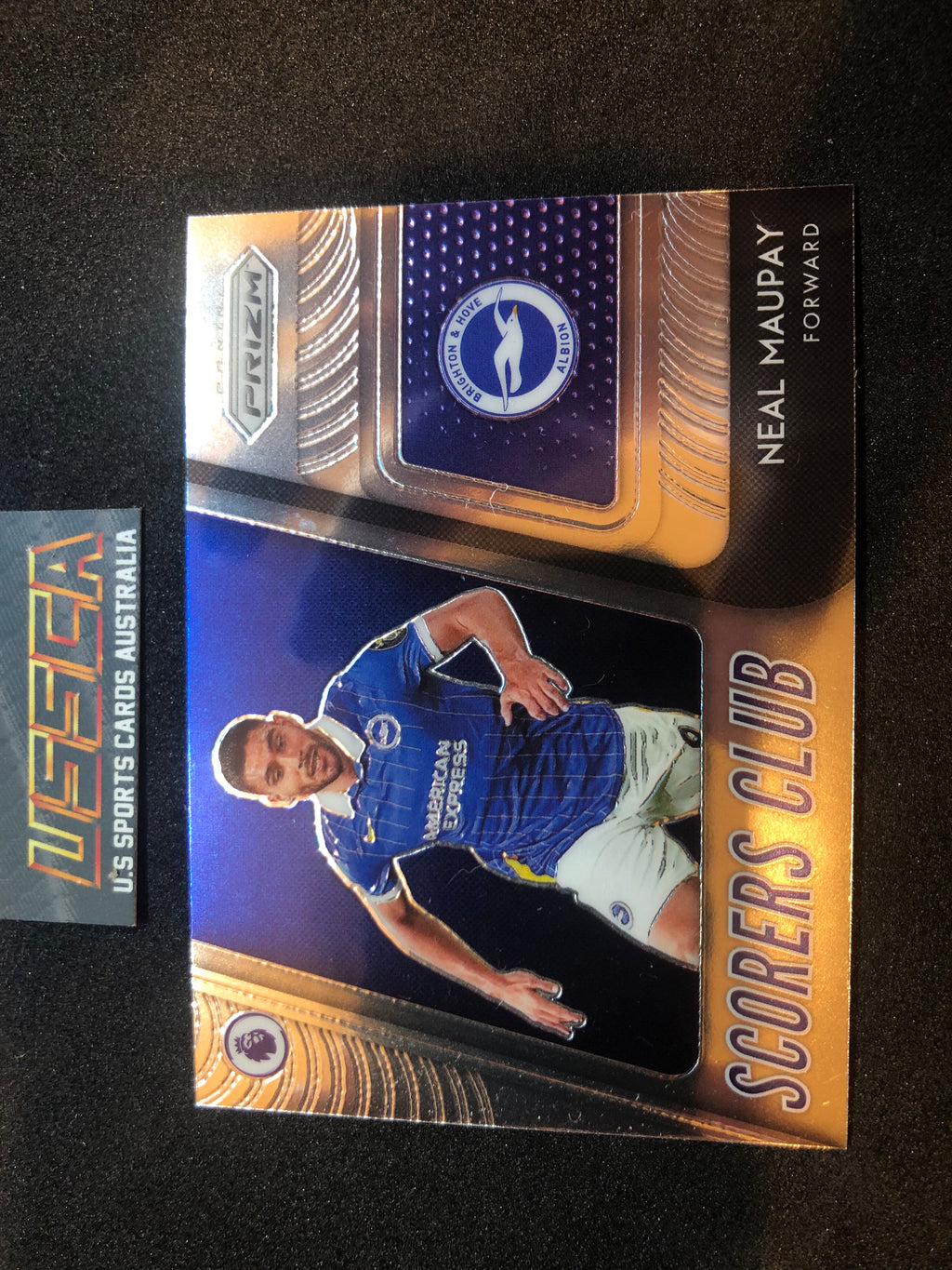 2020-21 Panini Prizm Premier League - Scorers Club - Neal Maupay #012 - Brighton & Hove Albion