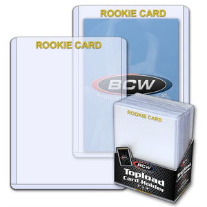 BCW Topload Card Holder Rookie Gold (3" x 4") 25pk (35pt, 20pt)