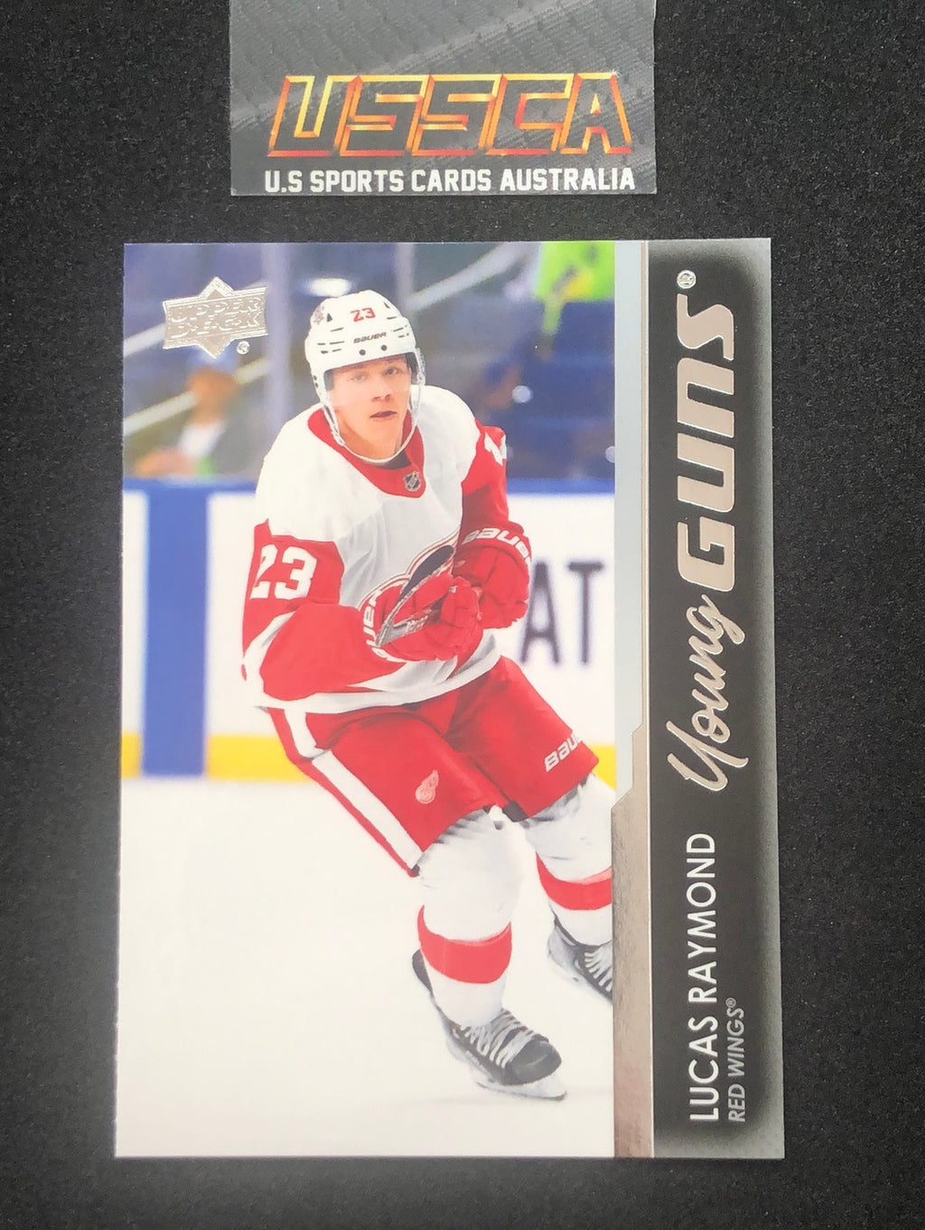 2021-22 Upper Deck Series Two #464 - Young Guns - Lucas Raymond - Detroit Red Wings