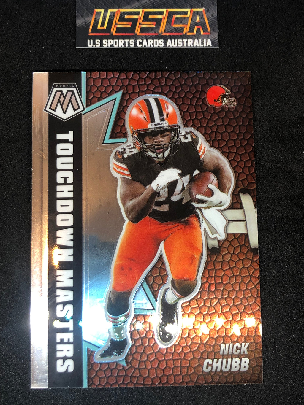 2021 Panini Mosaic Football Touchdown Masters #TM-7 Nick Chubb - Cleveland Browns