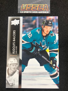 2021-22 Upper Deck Series Two #393 - Rudolfs Balcers - San Jose Sharks