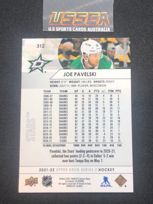 2021-22 Upper Deck Series Two #312 - Joe Pavelski - Dallas Stars