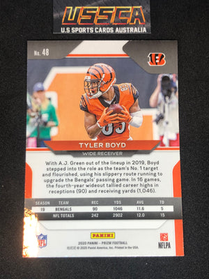 2020 Panini Prizm Football #48 Tyler Boyd - Cincinnati Bengals