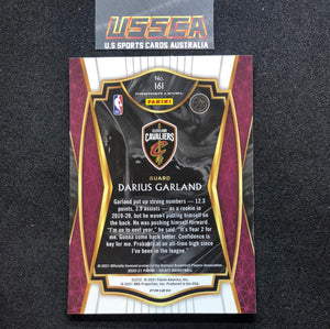 2020-21 Panini Select Basketball Premier Level Green White Prizm Purple  #161 Darius Garland - Cleveland Cavaliers