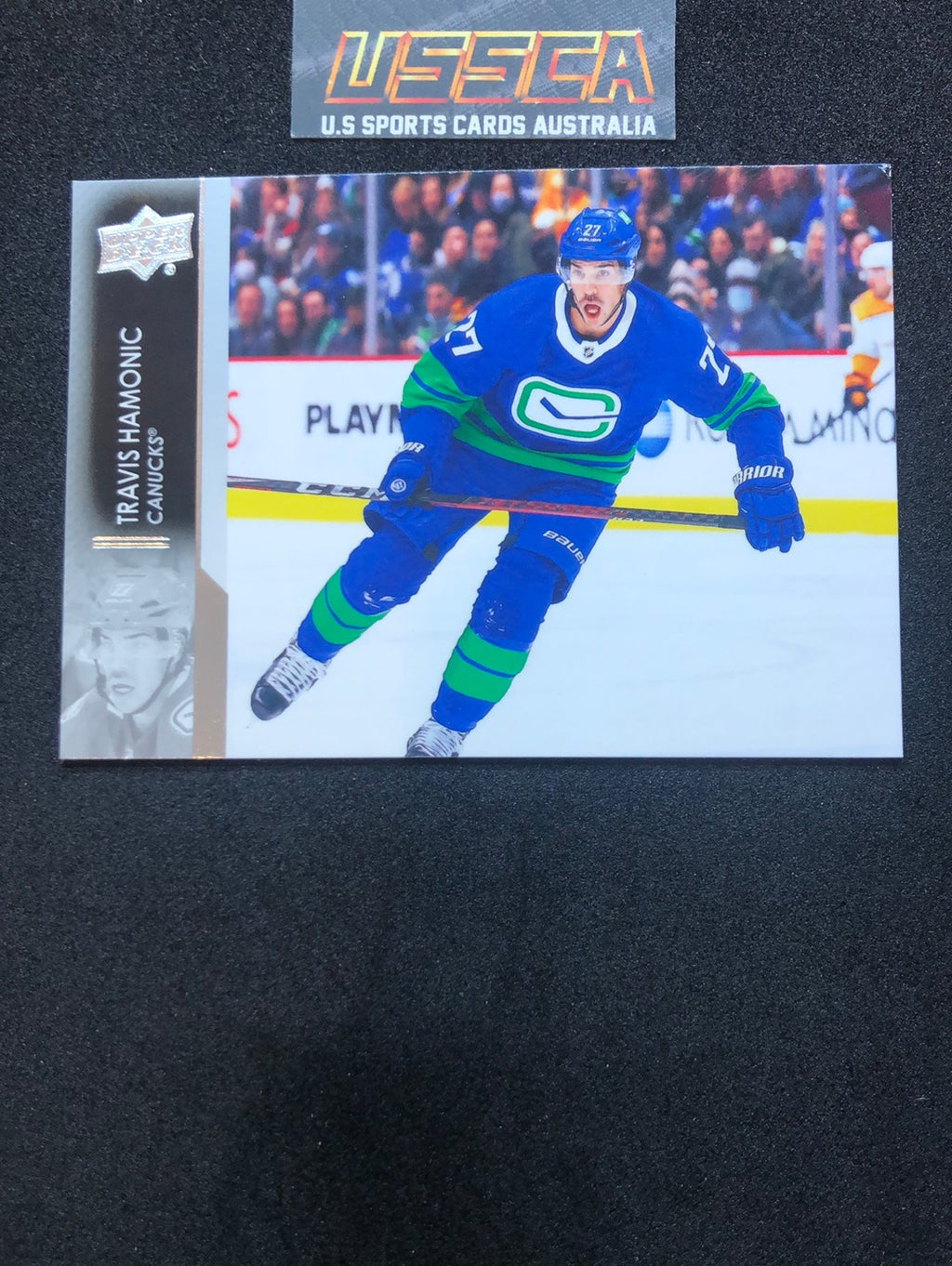 2021-22 Upper Deck Series Two #424 - Travis Hamonic - Vancouver Canucks