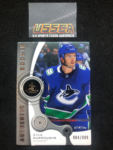 2021-22 Upper Deck SP Game Used - 2005-06 Retro Rookies #R-14 Kyle Burroughs - Vancouver Canucks