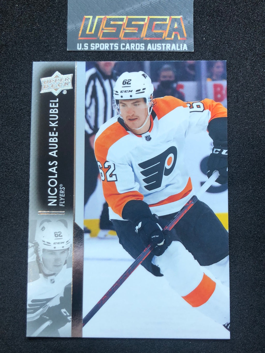 2021-22 Upper Deck Series Two #380 - Nicolas Aubrey-Kubel - Philadelphia Flyers