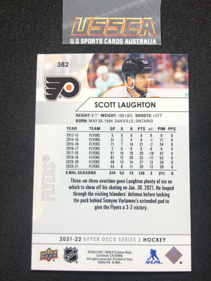 2021-22 Upper Deck Series Two #382 - Scott Laughton - Philadelphia Flyers