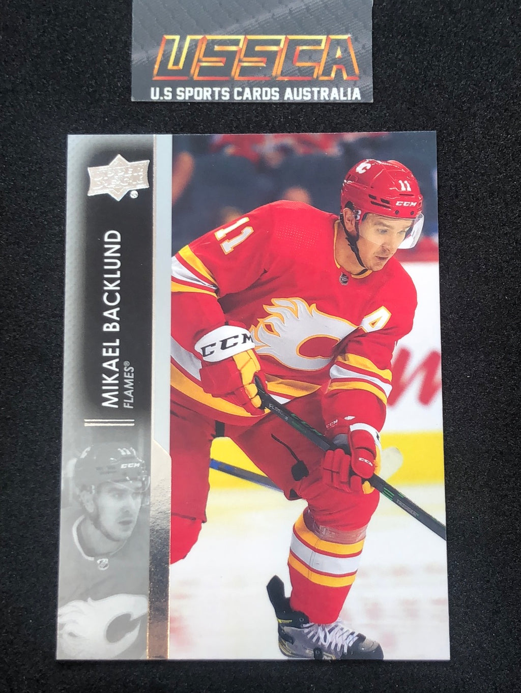 2021-22 Upper Deck Series 2 #275 - Mikael Backlund - Calgary Flames