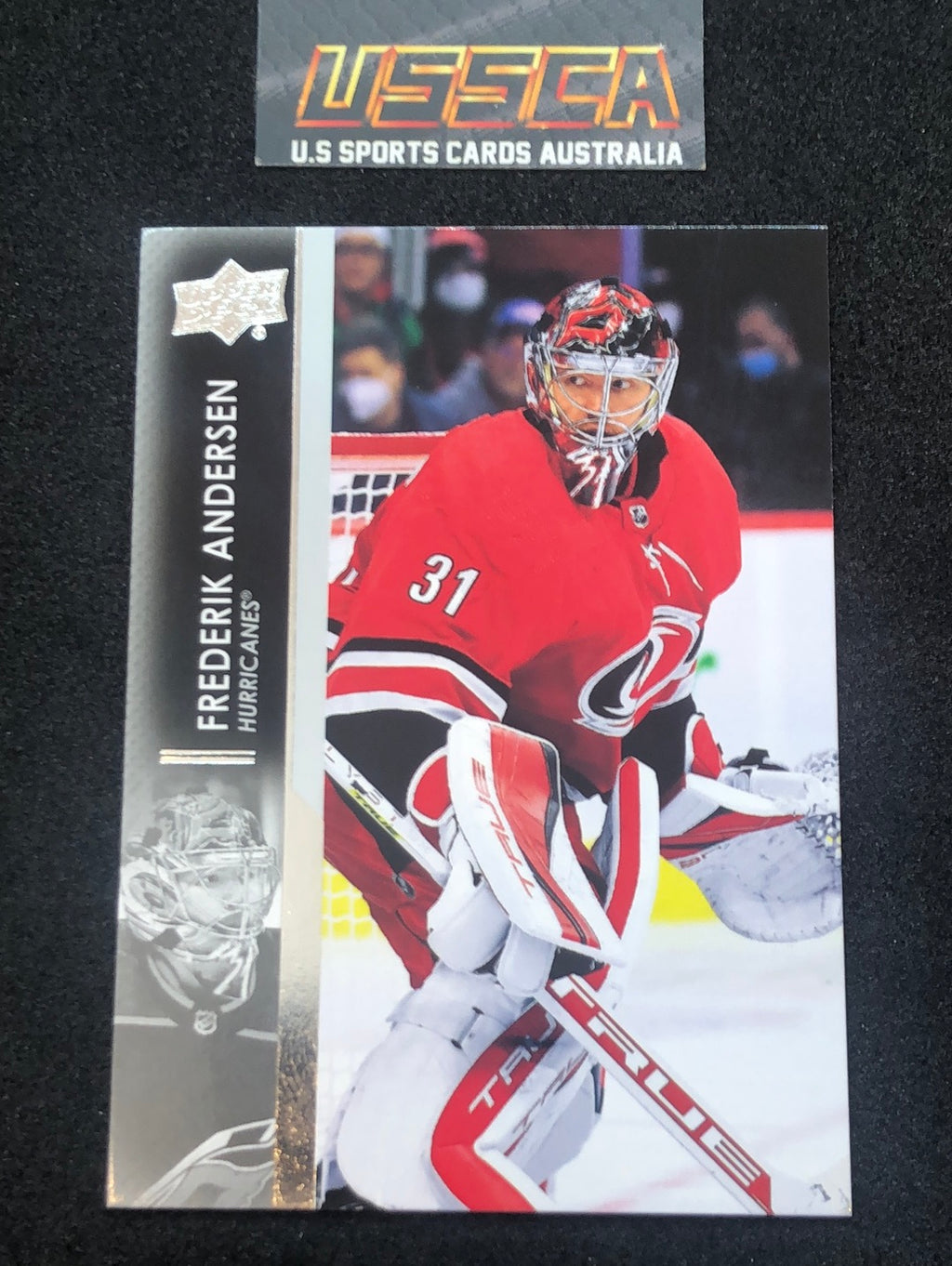 2021-22 Upper Deck Extended Series #533 - Frederik Andersen - Carolina Hurricanes