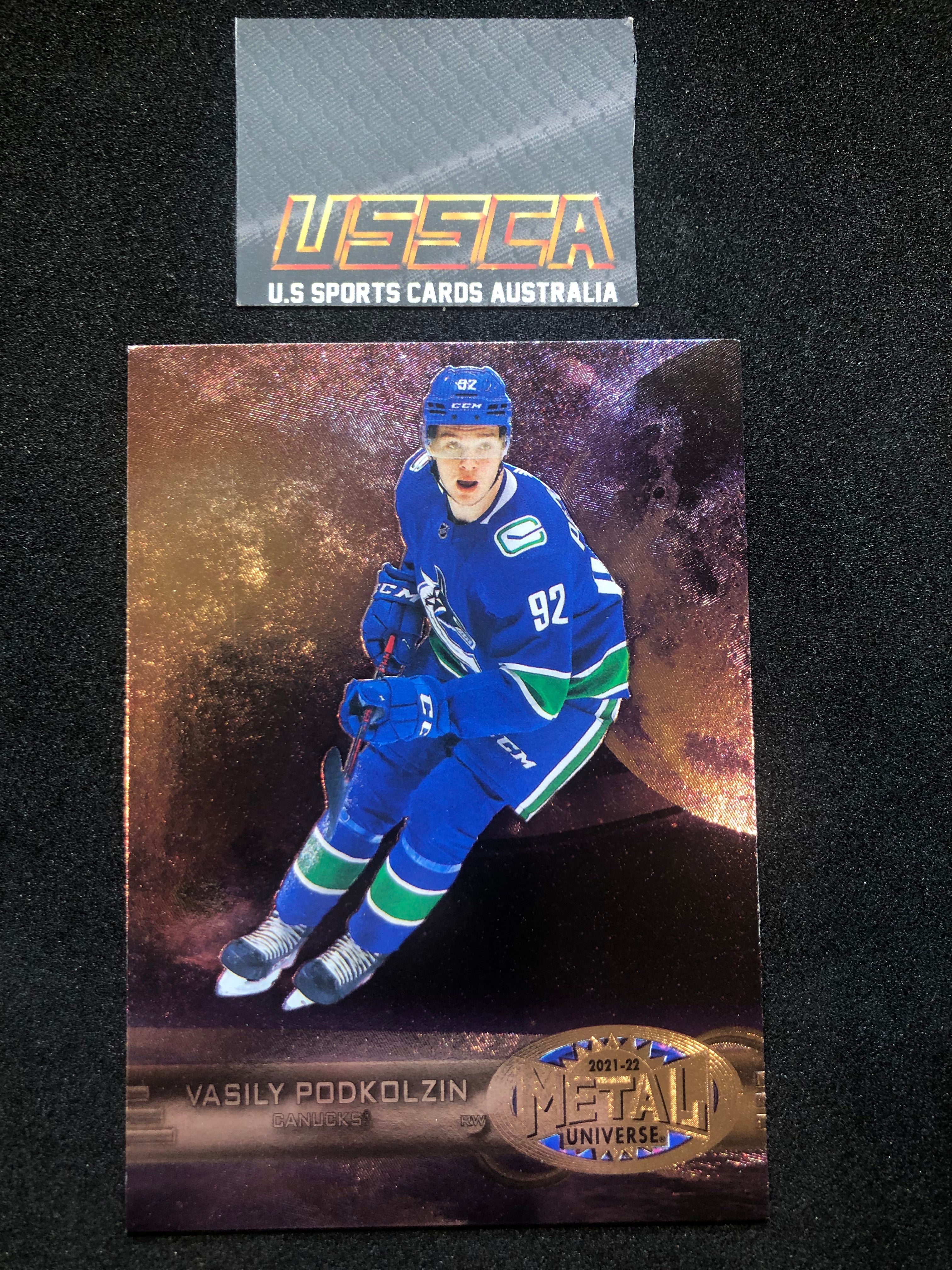 2021-22 Upper Deck Upper Deck Skybox Metal Universe - 1997-98 Retro #R-18 - Vasily Podkolzin - Vancouver Canucks