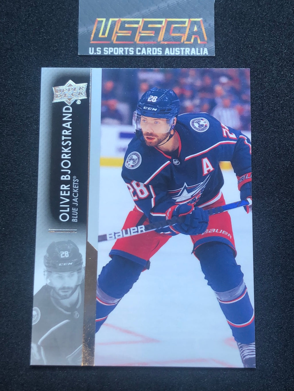 2021-22 Upper Deck Series Two #301 - Oliver Bjorkstrand - Columbus Blue Jackets