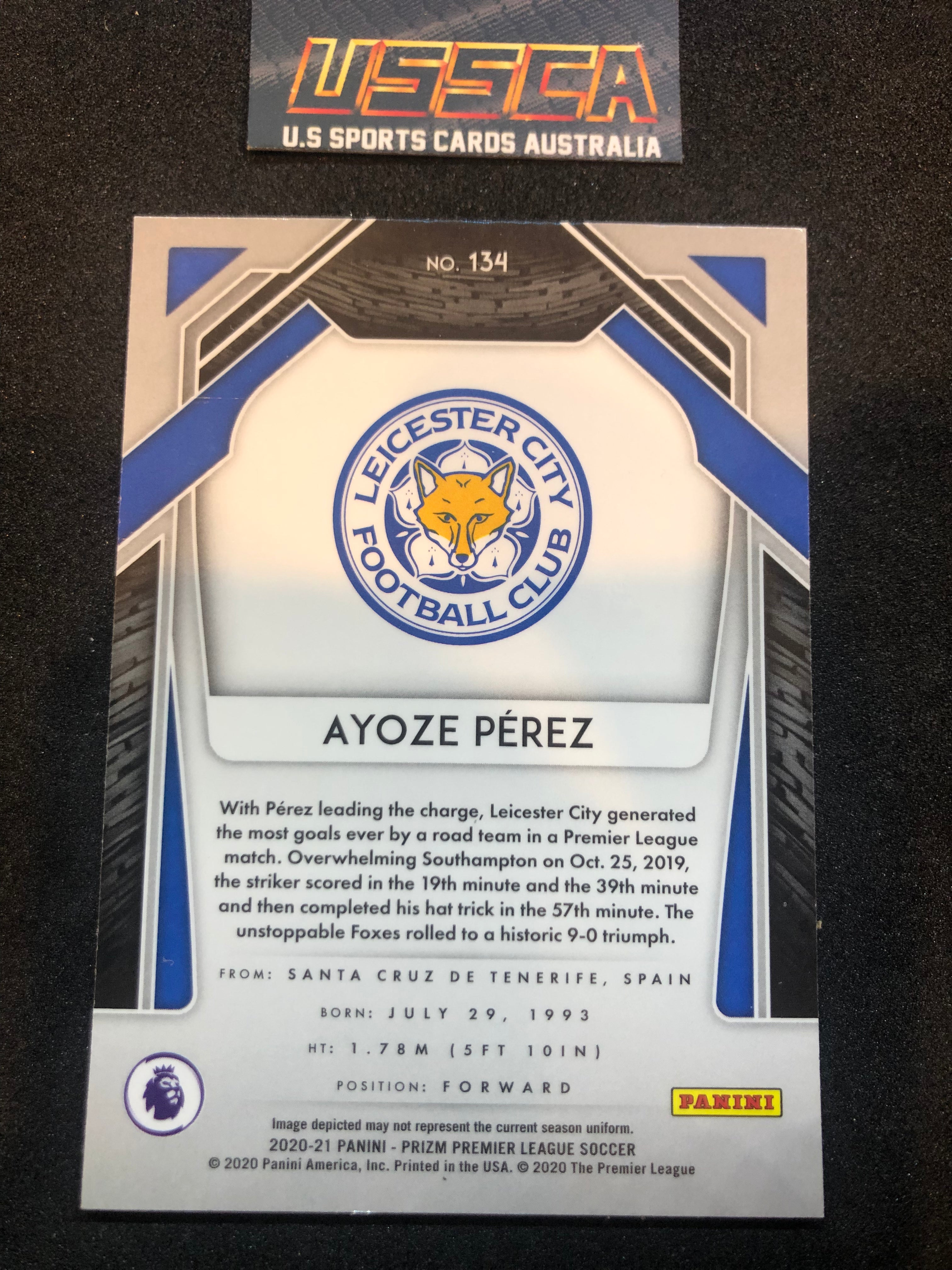 2020-21 Panini Prizm Premier League - Ayoze Perez #134 - Leicester City