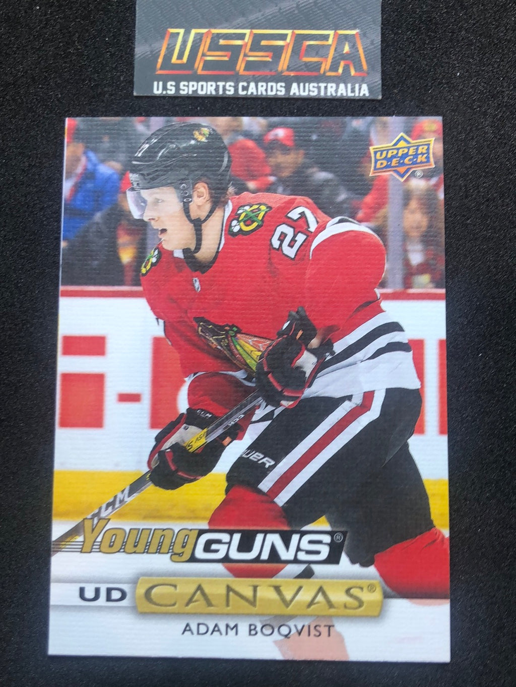 2019-20 Upper Deck Series Two  #C232 - Young Guns Canvas - Adam Boqvist - Chicago Blackhawks