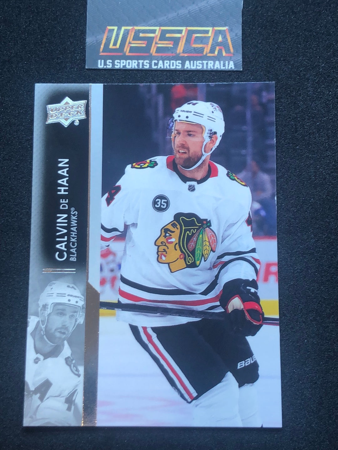 2021-22 Upper Deck Series Two #290 - Calvin de Haan - Chicago Blackhawks