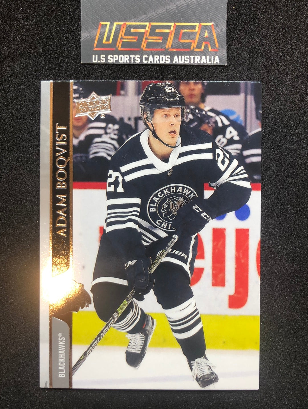 2020-21 Upper Deck Series Two #290 Adam Boqvist - Chicago Blackhawks