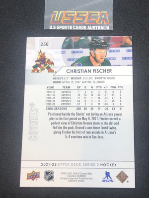 2021-22 Upper Deck Series Two #258 - Christian Fischer - Arizona Coyotes