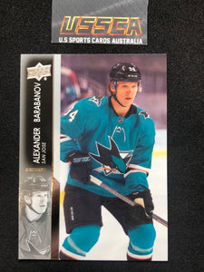 2021-22 Upper Deck Series Two #392 - Alexander Barabanov - San Jose Sharks