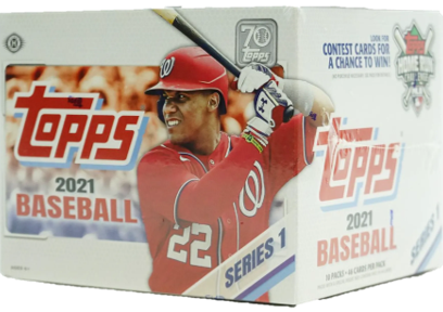 2021 Topps MLB Baseball Series 1 Jumbo box