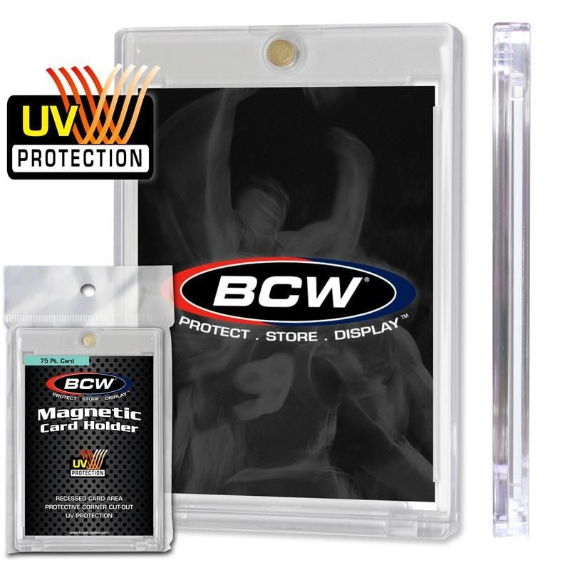 BCW One Touch 75pt Magnetic Card Holder