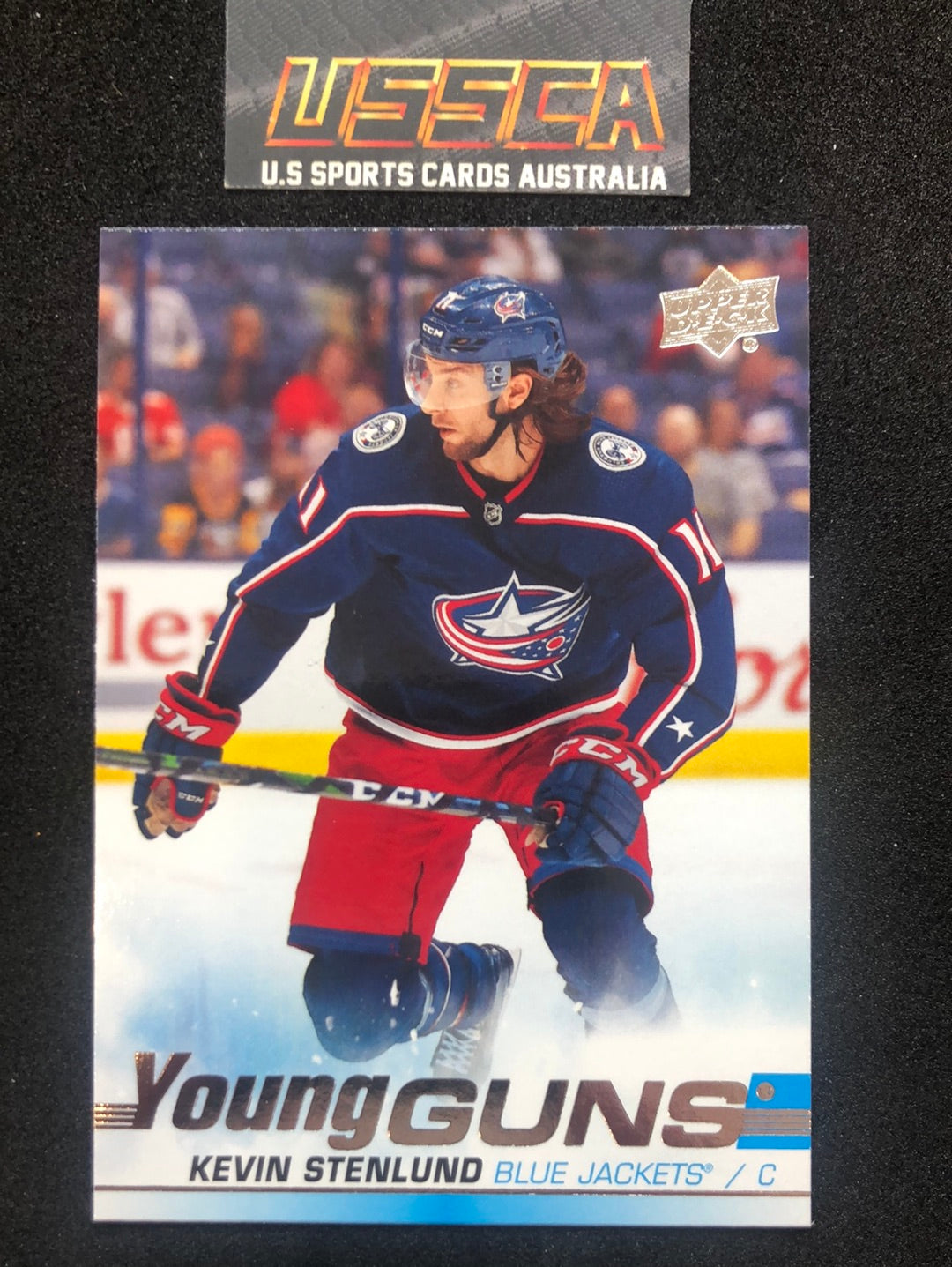 2019-20 Upper Deck Series 1 - Young Guns  #211 Kevin Stenlund - Columbus Blue Jackets