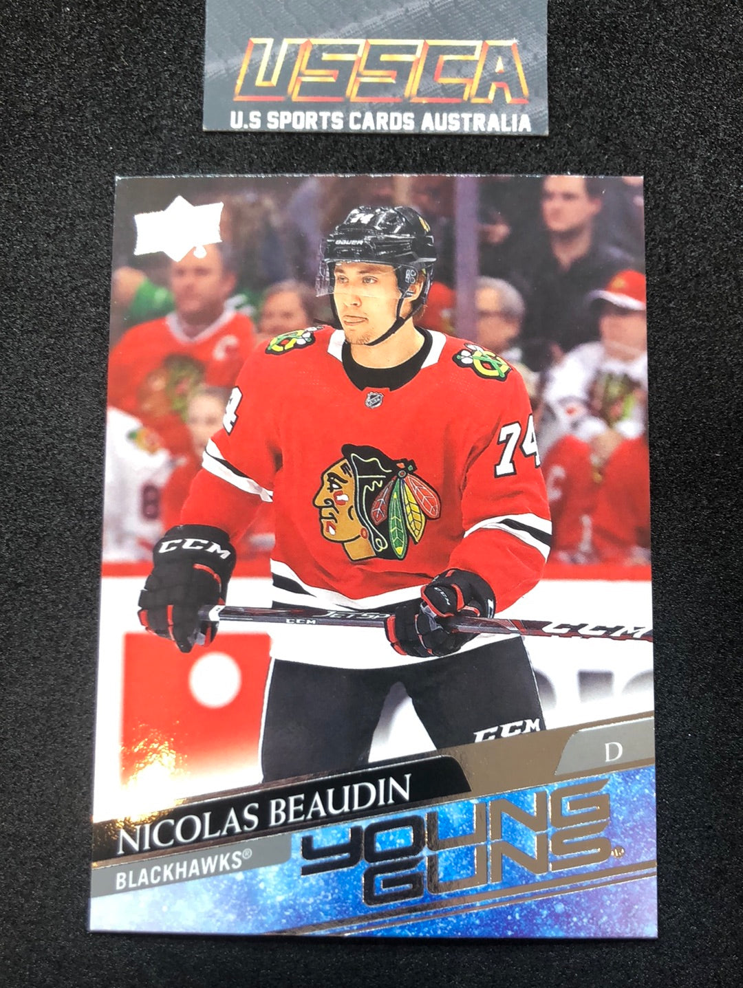 2020-21 Upper Deck Series 1 - Young Guns #226 Nicolas Beaudin - Chicago Blackhawks