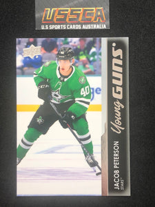 2021-22 Upper Deck Series Two #492 - Young Guns - Jacob Peterson - Dallas Stars