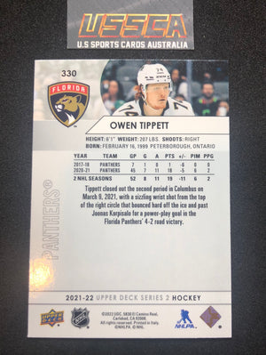 2021-22 Upper Deck Series Two #330 - Owen Tippett - Florida Panthers