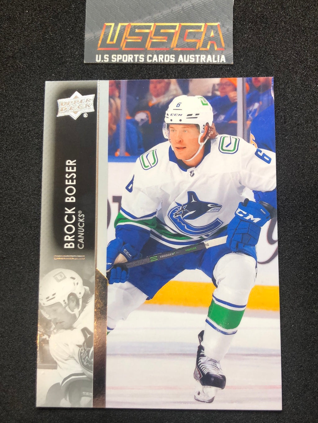 2021-22 Upper Deck Series Two #423 - Brock Boeser - Vancouver Canucks